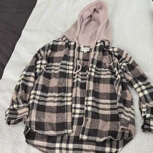 American Eagle Outfitters Women’s Plaid Hoodie